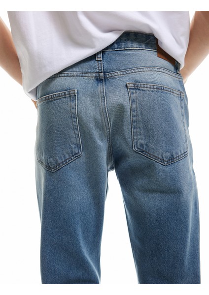 Pamuklu Normal Bel Straight Fit Jean Pantolon - Mark Jean modelleri