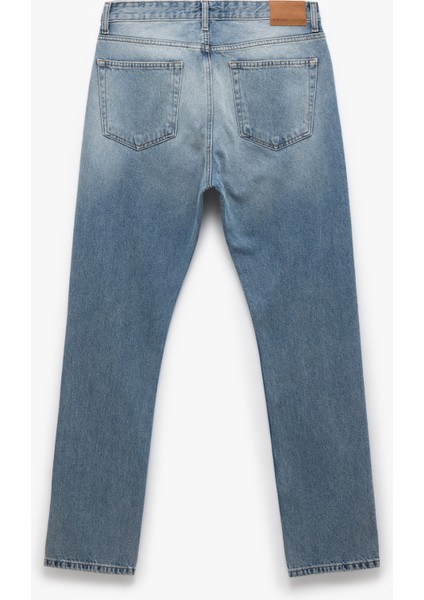 Pamuklu Normal Bel Straight Fit Jean Pantolon - Mark Jean indirimleri