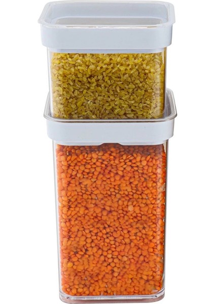 Vakumlu Kare Saklama Kabı - 1,50 Litre indirimleri