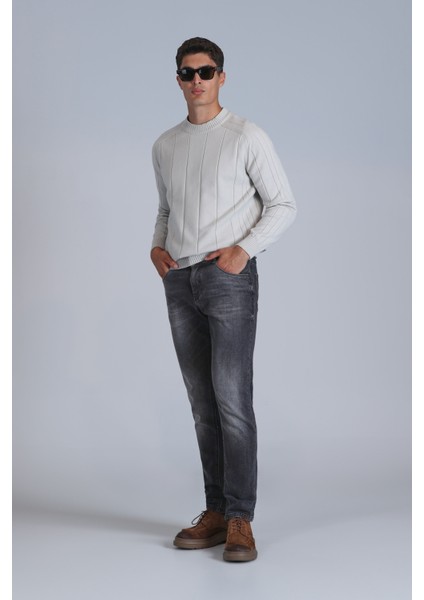 Rodney Smart Jean Erkek Pantolon Slim Fit Grey