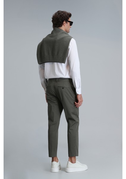 Plus Smart Erkek Chino Pantolon Slim Fit Siyah