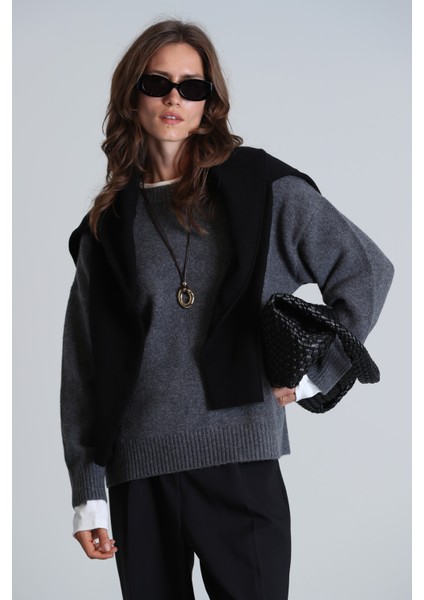 Arda Kadın Kazak Antrasit