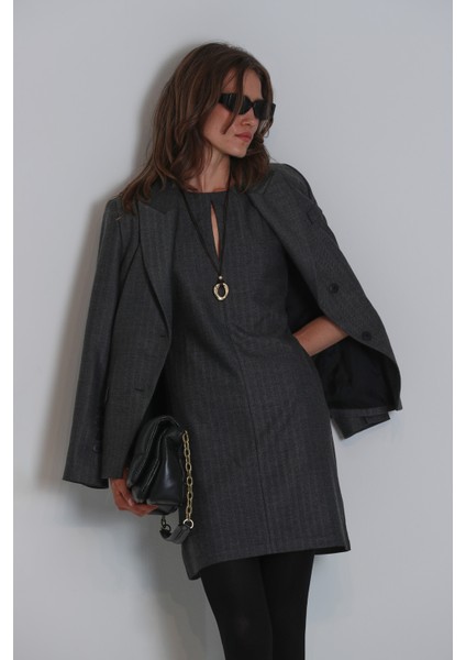 Vıctor Kadın Ceket Gri