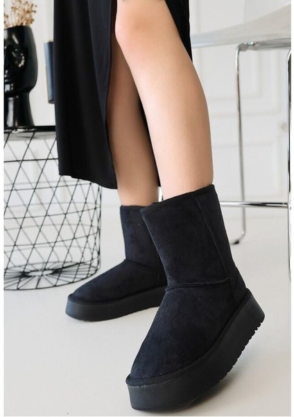 Siyah Süet Bot 257438 39 modelleri