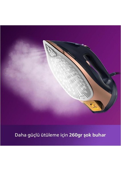 Yüksek Performanslı 7500 Serisi 3200 W Buharlı Ütü, Siyah fiyatları