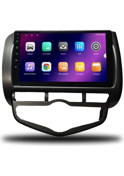 Carplayer Honda Jazz 2002-2008 Dijital Klima Uyumlu Android Multimedya 4gb Ram 32GB Hafıza fiyatları