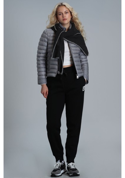 Mary Kaz Tüyü Kadın Mont Siyah