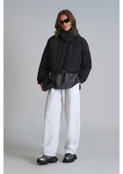 Sandra Kadın Örme Sweatshırt Haki