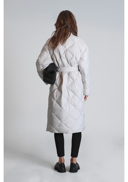 Lucy Kaz Tüyü Kadın Mont Siyah