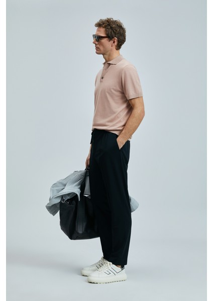 Sımon Smart Erkek Chino Pantolon Slim Fit Siyah