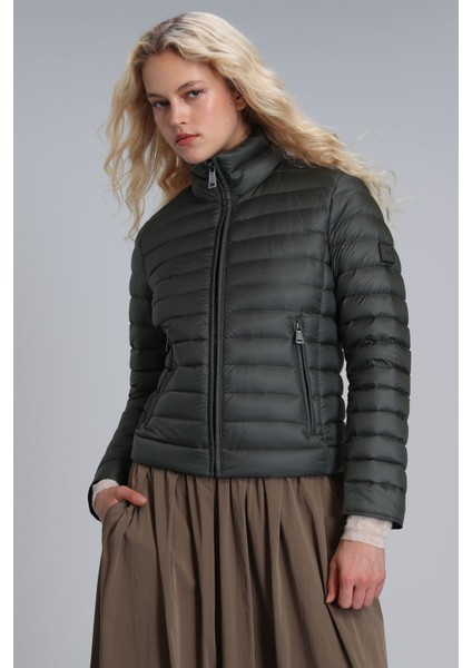 Mary Kaz Tüyü Kadın Mont Siyah