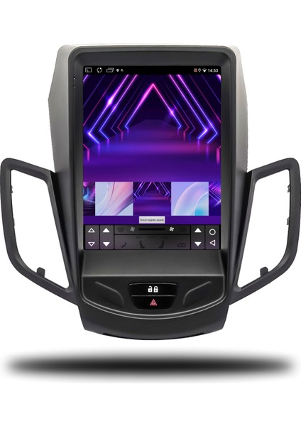 Carplayer Ford Fiesta Tesla 2013-2014 Uyumlu Android Multimedya 4gb Ram 32GB Hafıza fiyatları