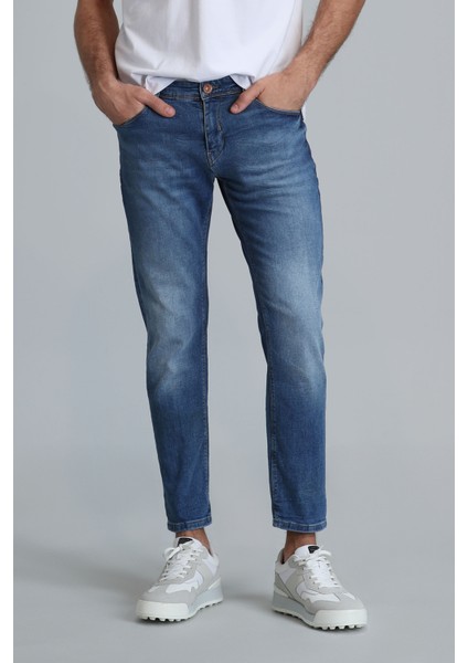 Davıd Smart Jean Erkek Pantolon Regular Fit Mavi