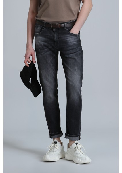 Jam Smart Jean Erkek Pantolon Slim Fit Gri