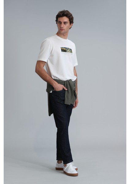 Jacob Smart Jean Erkek Pantolon Regular Fit Mavi