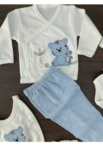 “bebek 10’lu Hastane Çıkış Seti Ayıcık Desenli Pamuklu Yenidoğan Mükemmel Kalitede Yumuşacık Dokusuyla 0-3 Ay”