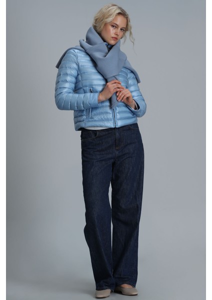 Mary Kaz Tüyü Kadın Mont Siyah