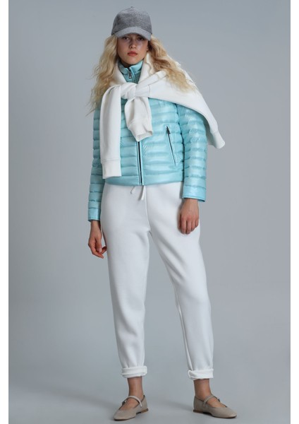 Mary Kaz Tüyü Kadın Mont Siyah