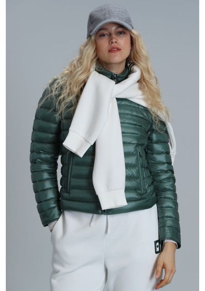 Mary Kaz Tüyü Kadın Mont Siyah