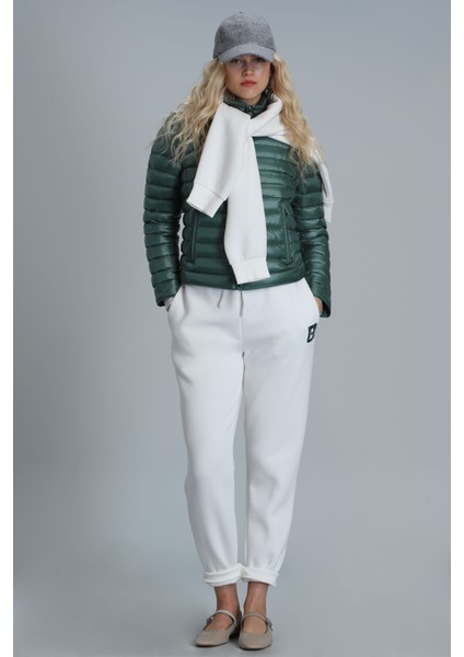 Mary Kaz Tüyü Kadın Mont Siyah