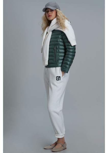 Mary Kaz Tüyü Kadın Mont Siyah