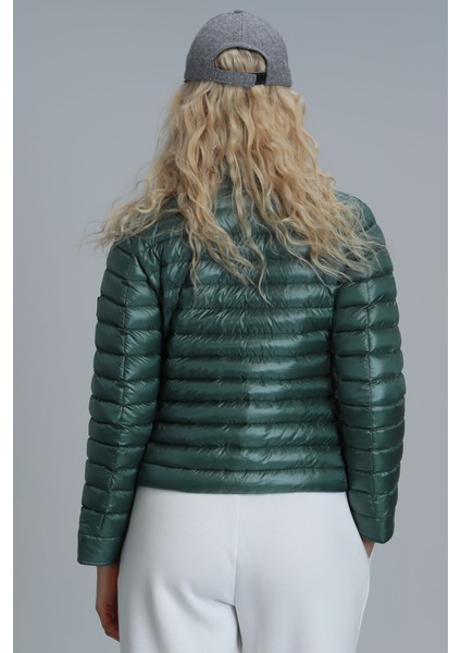 Mary Kaz Tüyü Kadın Mont Siyah