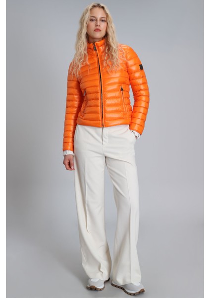 Mary Kaz Tüyü Kadın Mont Siyah