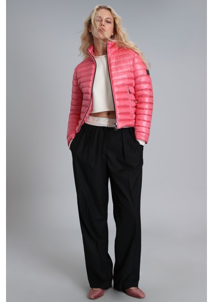 Mary Kaz Tüyü Kadın Mont Siyah