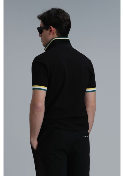 Match Smart Erkek Polo Tişört Siyah