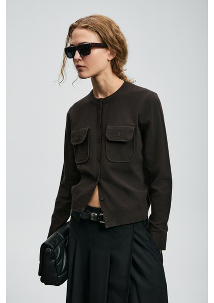 Zendaya Kadın Hırka Siyah