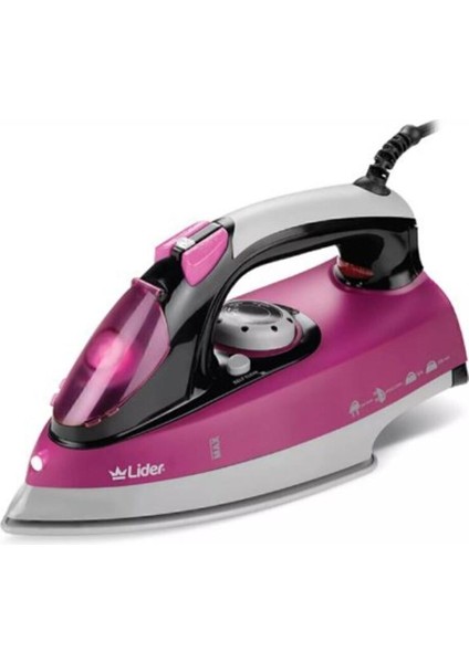 2300 W Seramik Tabanlı Buharlı Ütü, Mor Renkli, Hızlı ve Etkili Ütüş Deneyimi