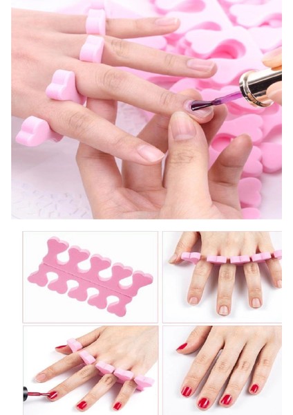 5 Adet Pedikür El Ayak Parmak Ayırıcı Tırnak Boyama Yumuşak Köpük Ayak Sedye modelleri