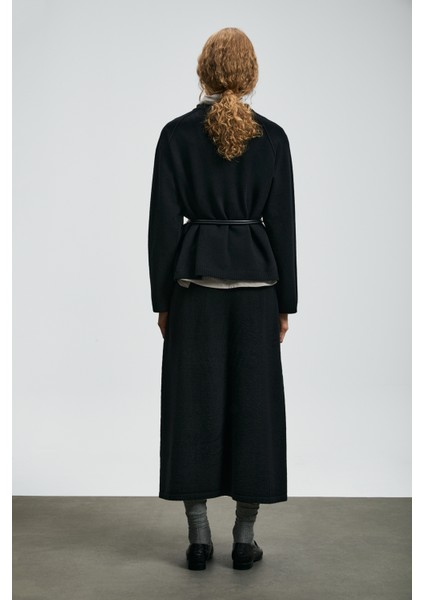 Holly Kadın Kazak Siyah