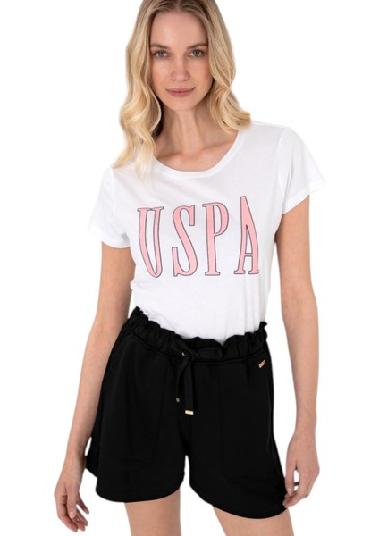 Kadın Marka Yazılı T-Shirt