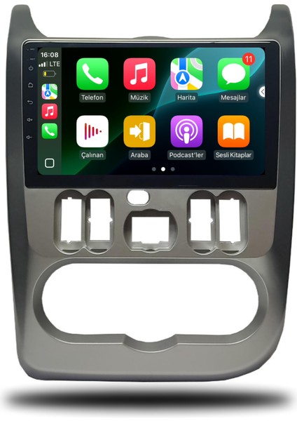 Carplayer Dacia Logan 2010-2023 Uyumlu Android Multimedya 4gb Ram 32GB Hafıza modelleri