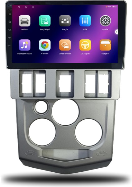 Carplayer Dacia Logan 2004-2008 Uyumlu Android Multimedya 4gb Ram 32GB Hafıza fiyatları