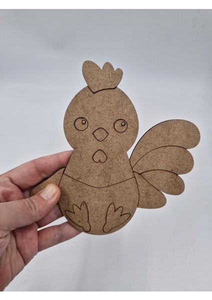 20 Adet Sevimli Civciv Ahşap Boyama Okul Diy Etkinlik Aktivite Sanat No2 15 cm x 14 cm fiyatları