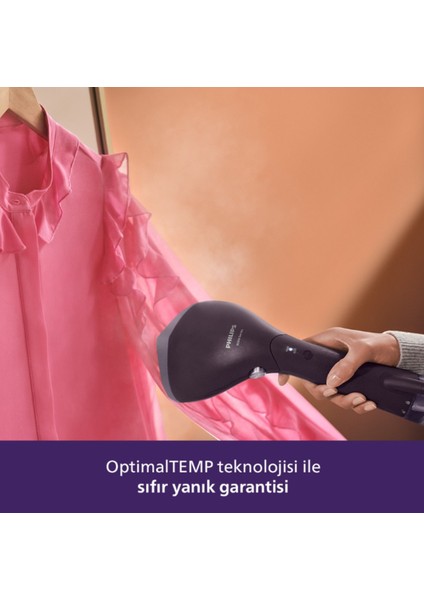 Hızlı 1500W Buharlı Düzleştirici, Seyahat Uygun, 30 Saniyede Hazır