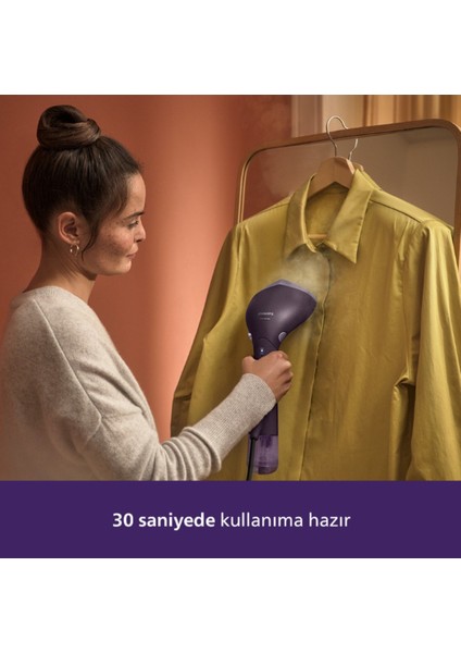 Hızlı 1500W Buharlı Düzleştirici, Seyahat Uygun, 30 Saniyede Hazır