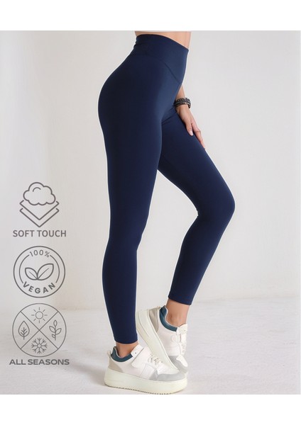 Premium, 4 Mevsim ,yüksek Bel Toparlayıcı Yoga-Günlük-Spor Ultra Soft ve Esnek Kadın Tayt