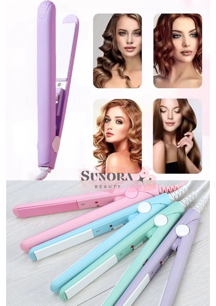 Mini Taşınabilir Seramik Uçlu Saç Düzleştirici, Seyahat ve Günlük Kullanım Için Ideal fiyatları