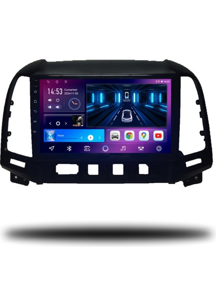 Carplayer Hyundai Santa Fe 2007-2011 Uyumlu Android Multimedya 4gb Ram 32GB Hafıza