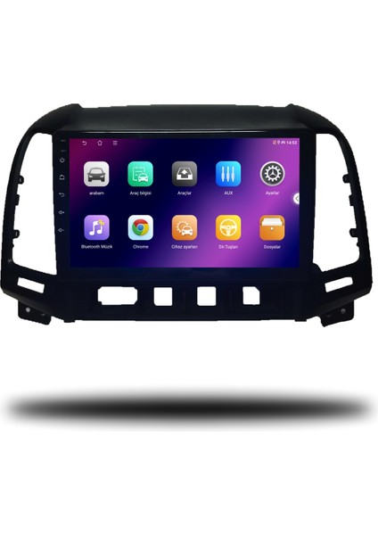 Carplayer Hyundai Santa Fe 2007-2011 Uyumlu Android Multimedya 4gb Ram 32GB Hafıza fiyatları