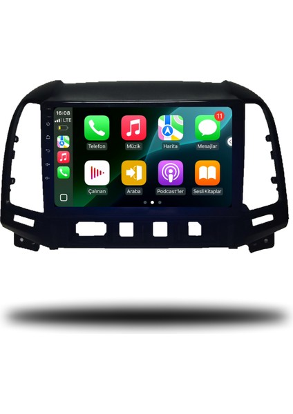 Carplayer Hyundai Santa Fe 2007-2011 Uyumlu Android Multimedya 4gb Ram 32GB Hafıza modelleri