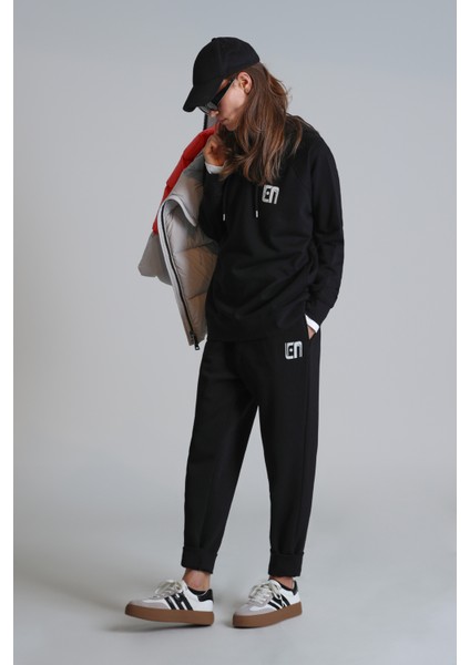 Nıce Örme Kadın Eşofman Siyah