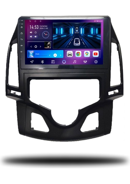 Carplayer Hyundai I30 2011-2014 Uyumlu Android Multimedya Dijital Klima 4gb Ram 32GB Hafıza