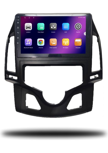 Carplayer Hyundai I30 2011-2014 Uyumlu Android Multimedya Dijital Klima 4gb Ram 32GB Hafıza fiyatları