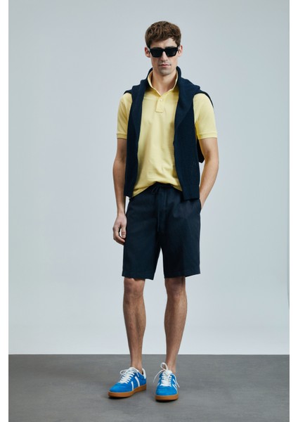 Laon Smart Erkek Polo Tişört Siyah