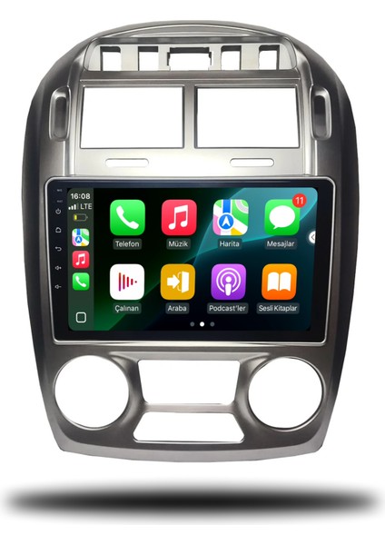 Carplayer Kia Cerato 2004-2009 Dijital Klima Uyumlu Android Multimedya 8gb Ram 128GB Hafıza modelleri