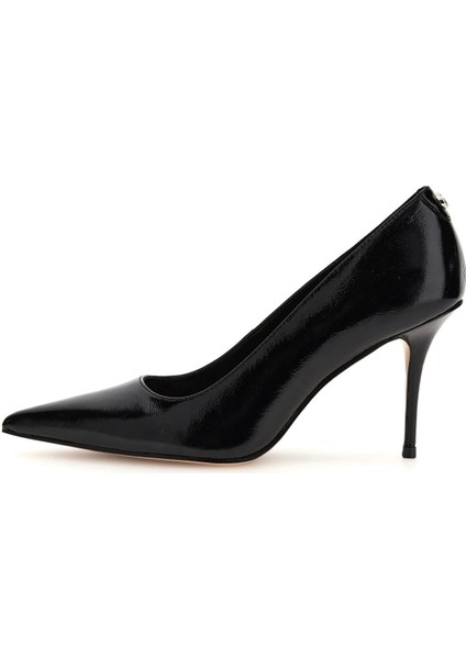 Prindy Kadın Siyah Deri Topuklu Ayakkabı FLFPRNLEP08-BLACK